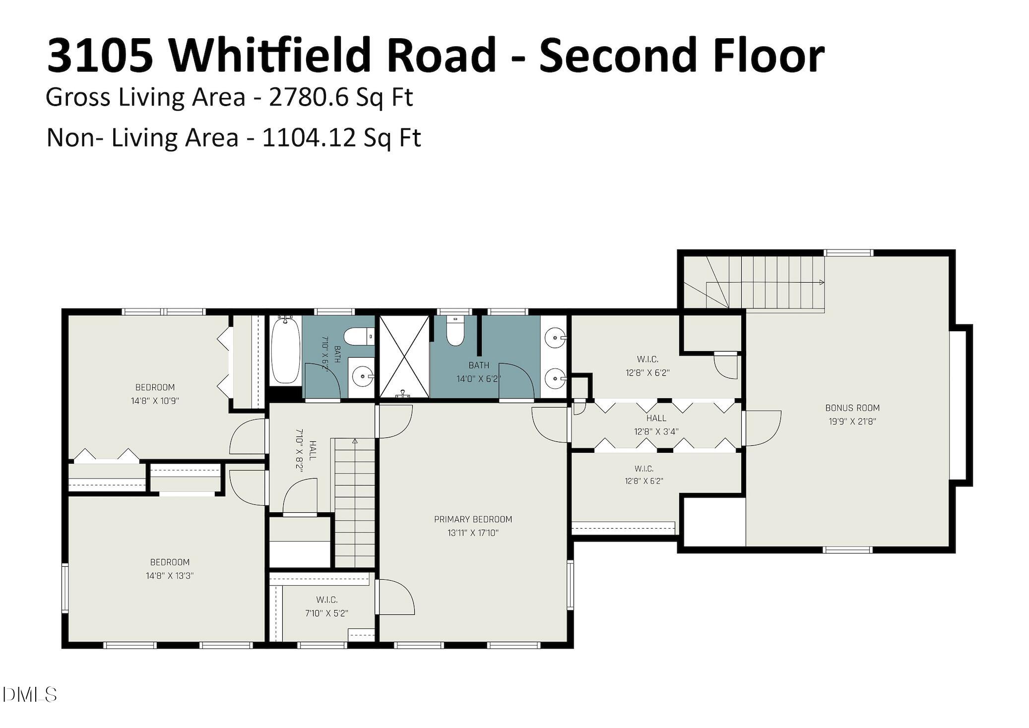 3105 Whitfield Road Chapel Hill, NC 27514 - Photo 74 of 77 Second Floor FP