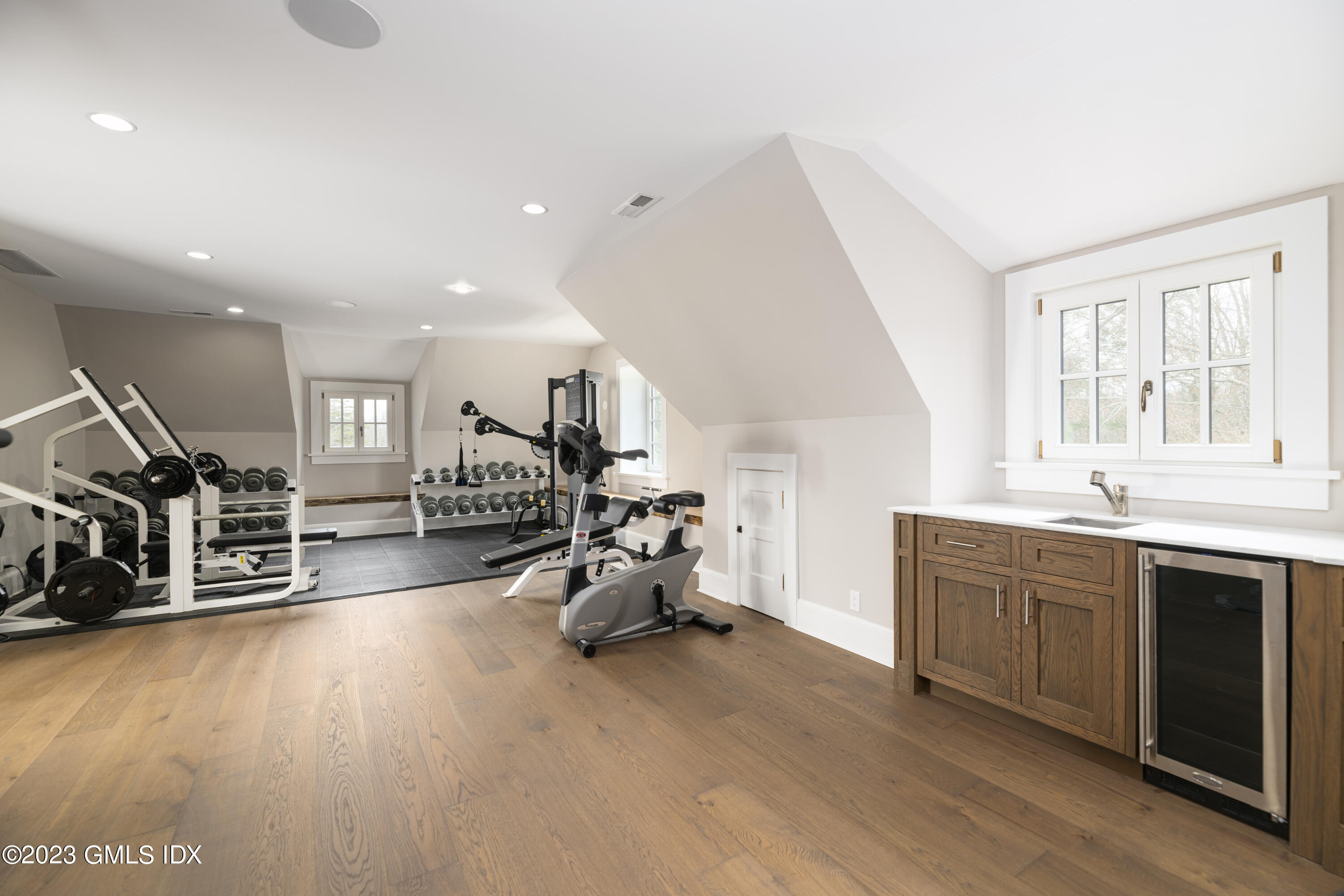 15 Upper Cross Road Greenwich, CT 06831 - Photo 32 of 39 a view of a room with gym equipment