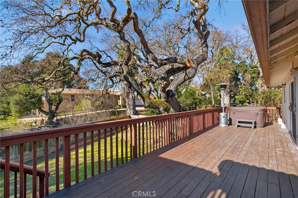 2097 Fallbrook Court Paso Robles, CA 93446 - Photo 36 of 65 a view of deck with wooden floor and outdoor seating