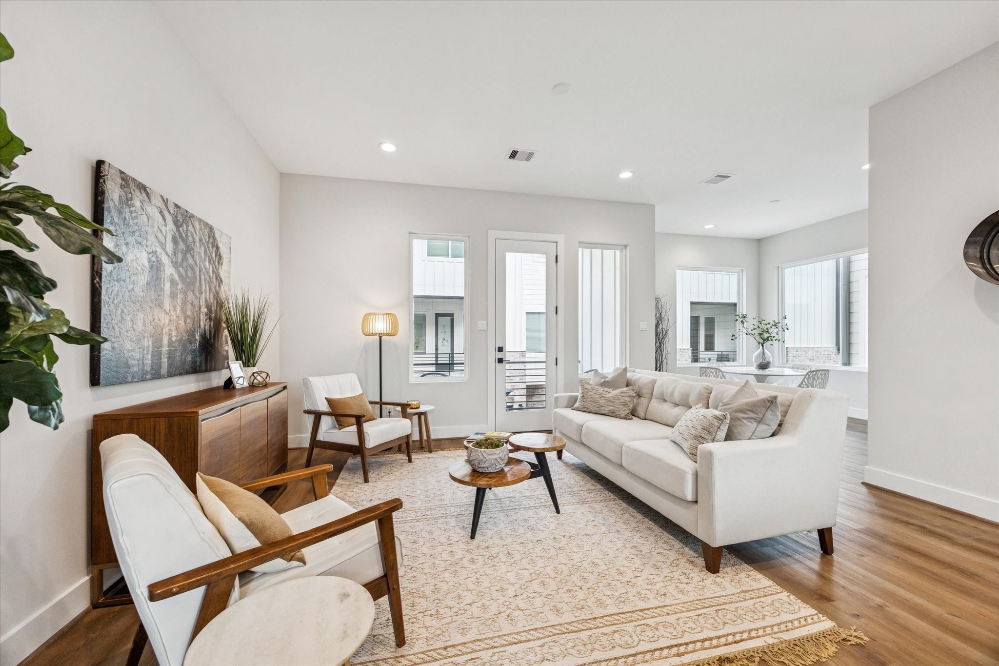 526 Janisch Road Houston, TX 77018 - Photo 4 of 34 a living room with furniture and a large window