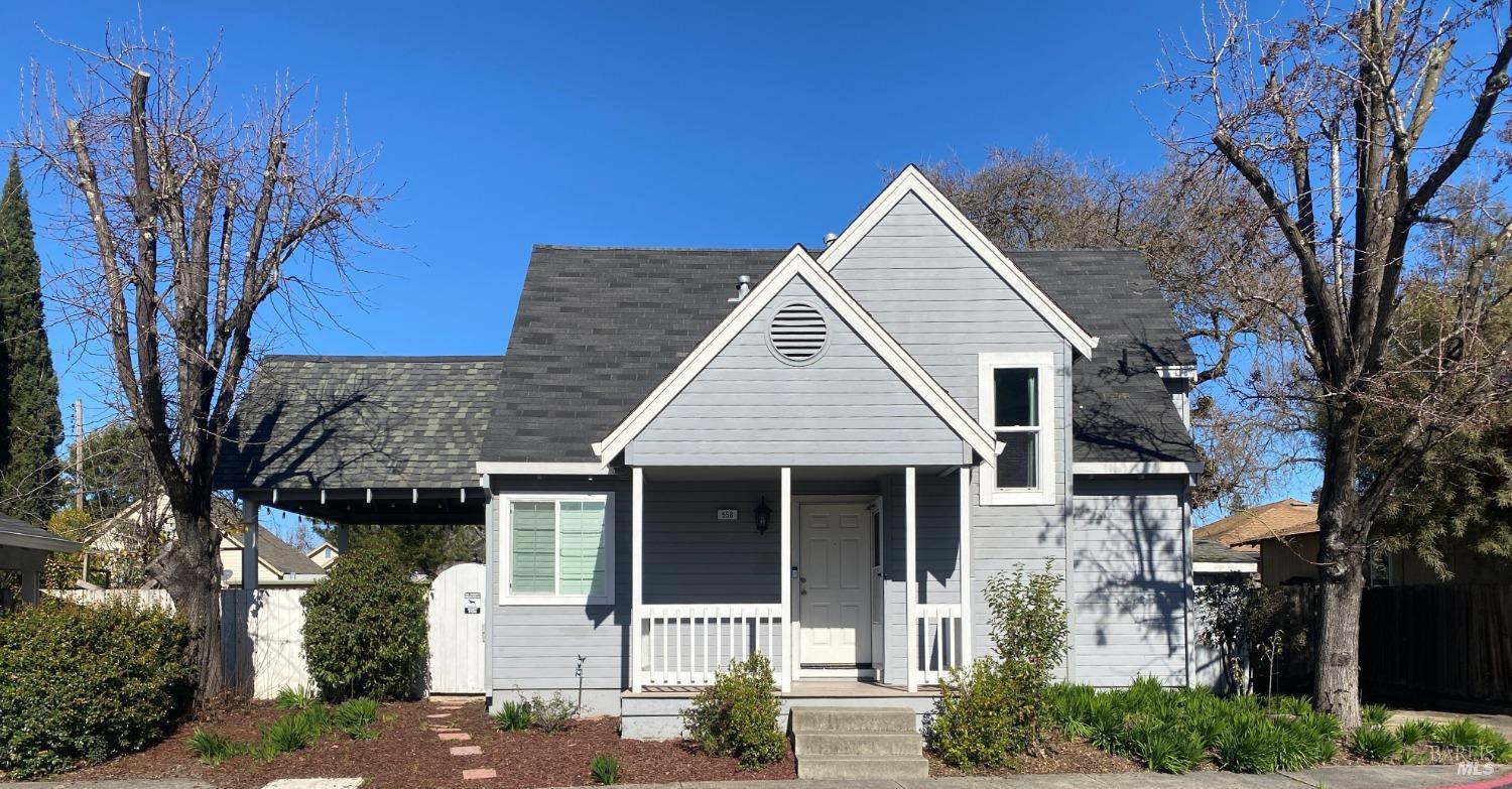 558 Boyd Street Santa Rosa, CA 95407 - Photo 1 of 1 a front view of a house with a tree