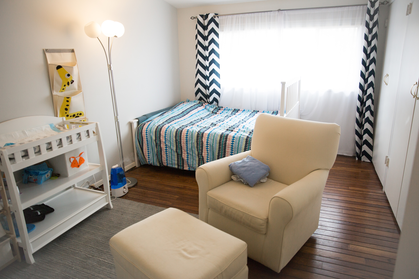 649 Spring Road Glenview, IL 60025 - Photo 10 of 16 a bedroom with furniture and a wooden floor