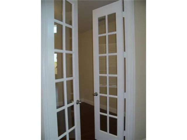 a view of front door