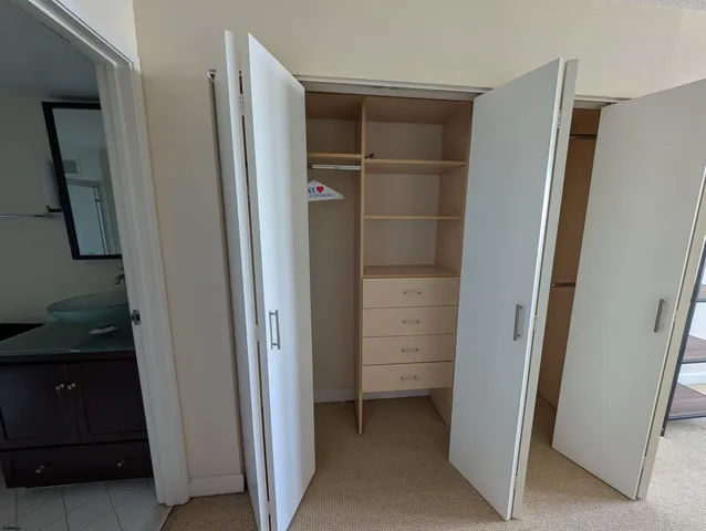 a view of closet