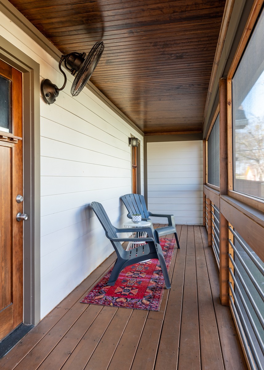 815 Lischey Avenue Nashville, TN 37207 - Photo 29 of 34 a balcony with wooden floor