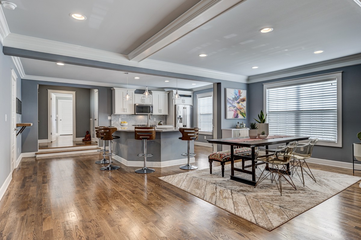815 Lischey Avenue Nashville, TN 37207 - Photo 6 of 34 a view of a dining room with furniture window and wooden floor