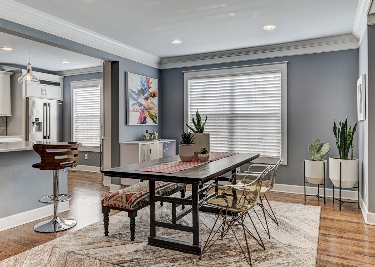 815 Lischey Avenue Nashville, TN 37207 - Photo 7 of 34 a view of a dining room with furniture and wooden floor