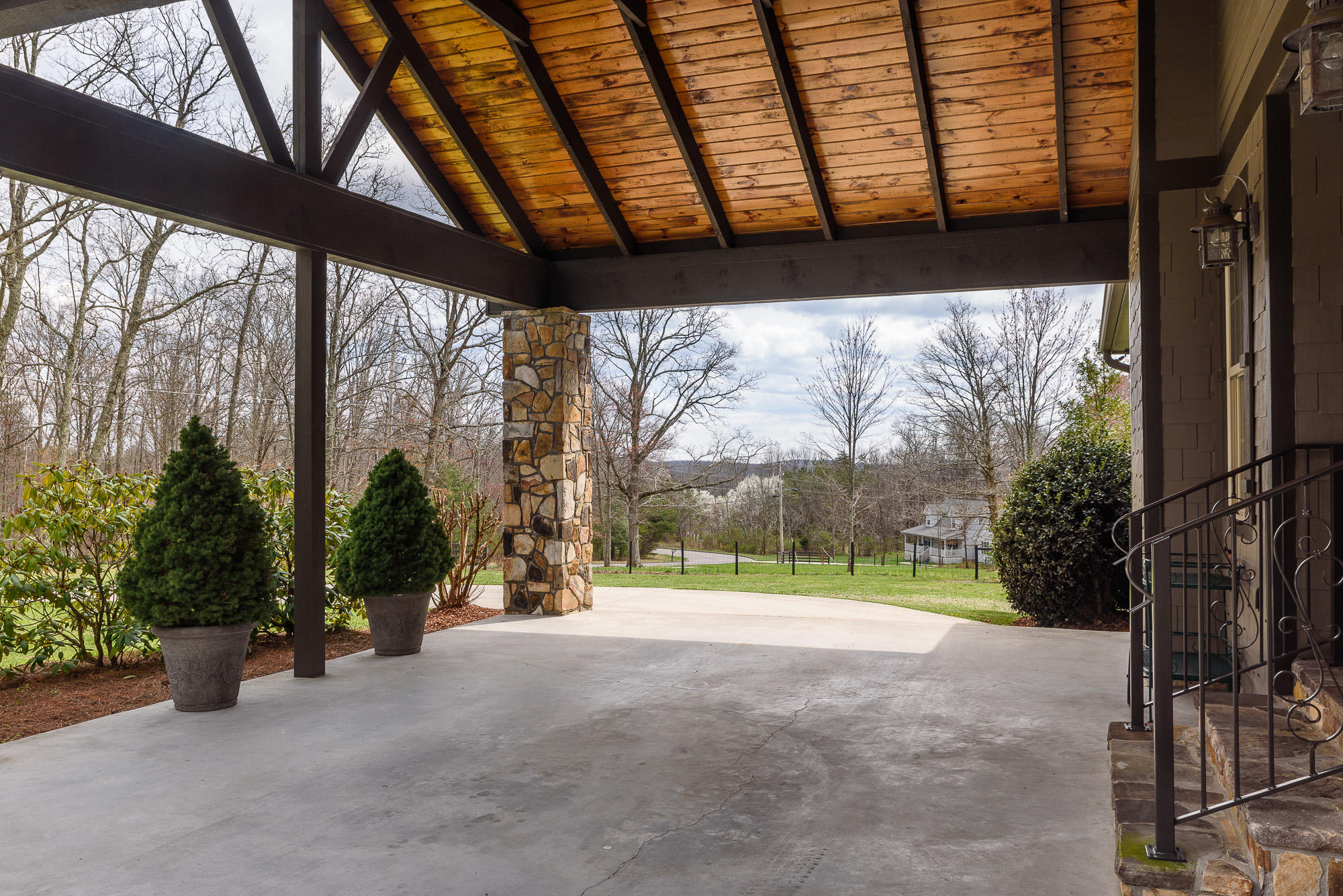 733 Hargis Road Signal Mountain, TN 37377 - Photo 3 of 29 Covered entryway