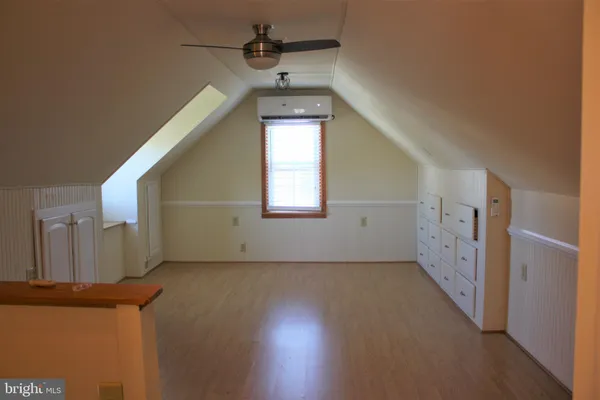 a view of a hallway with entryway