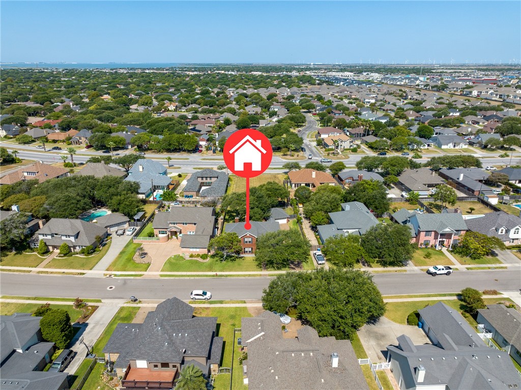 620 Colonial Drive Portland, TX 78374 - Photo 35 of 40 an aerial view of residential houses with outdoor space