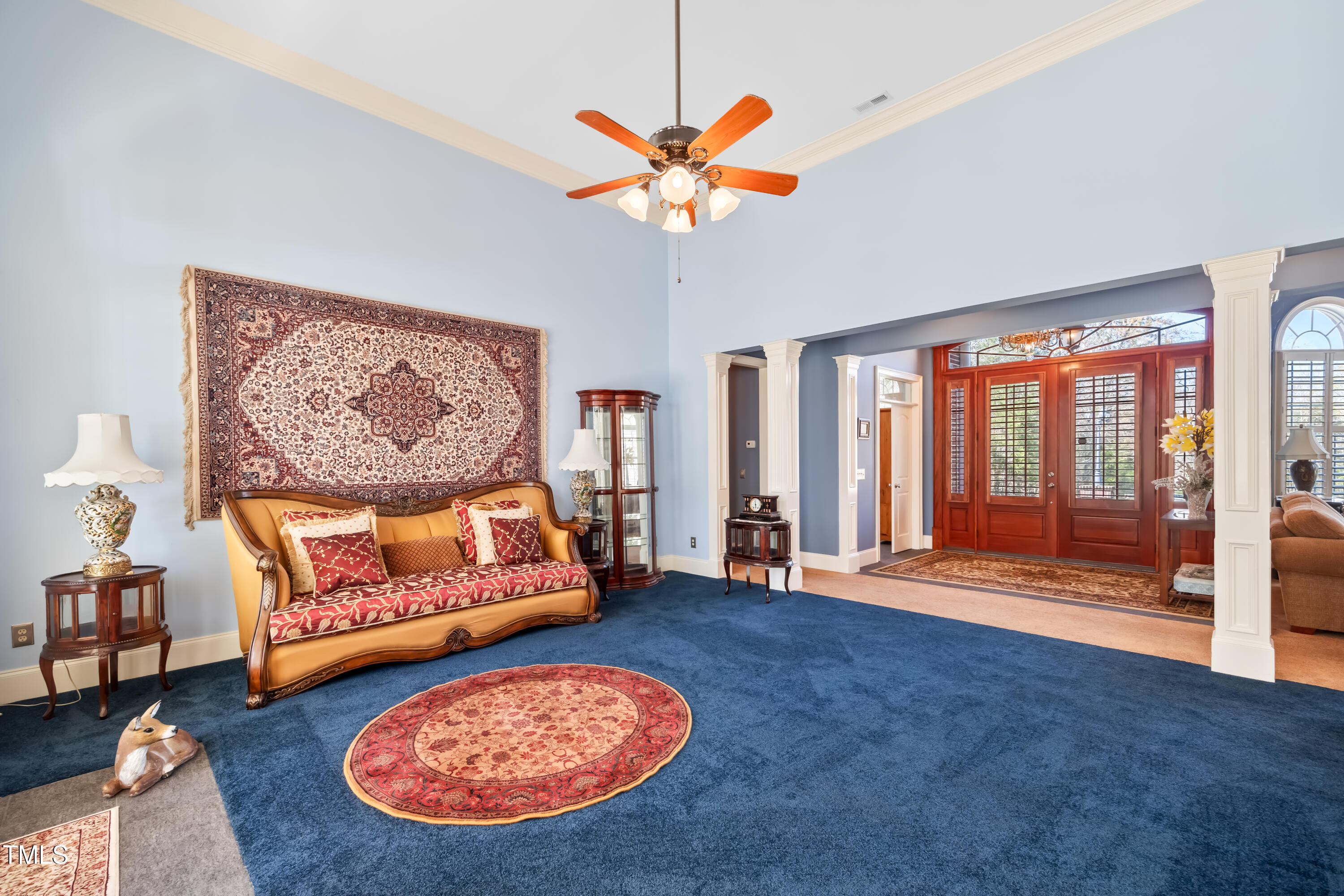 119 Cardinal Crest Pittsboro, NC 27312 - Photo 24 of 70 a living room with furniture a rug and a large window