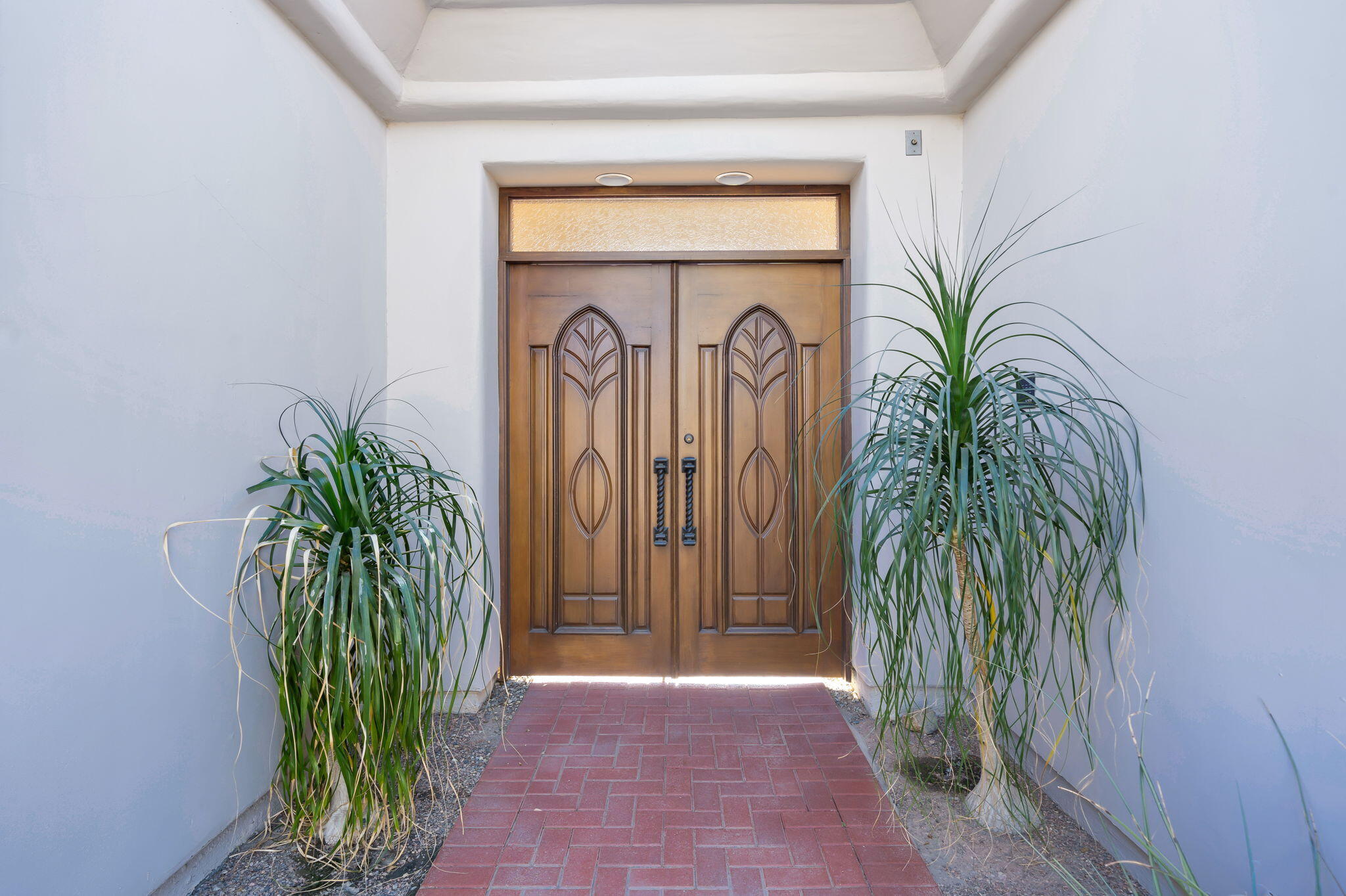 290 Loch Lomond Road Rancho Mirage, CA 92270 - Photo 8 of 50 a view of a potted plant in front of a door