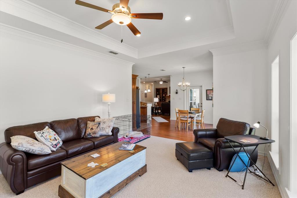 345 Rains County Road 3390 Emory, TX 75440 - Photo 21 of 39 a living room with furniture and wooden floor