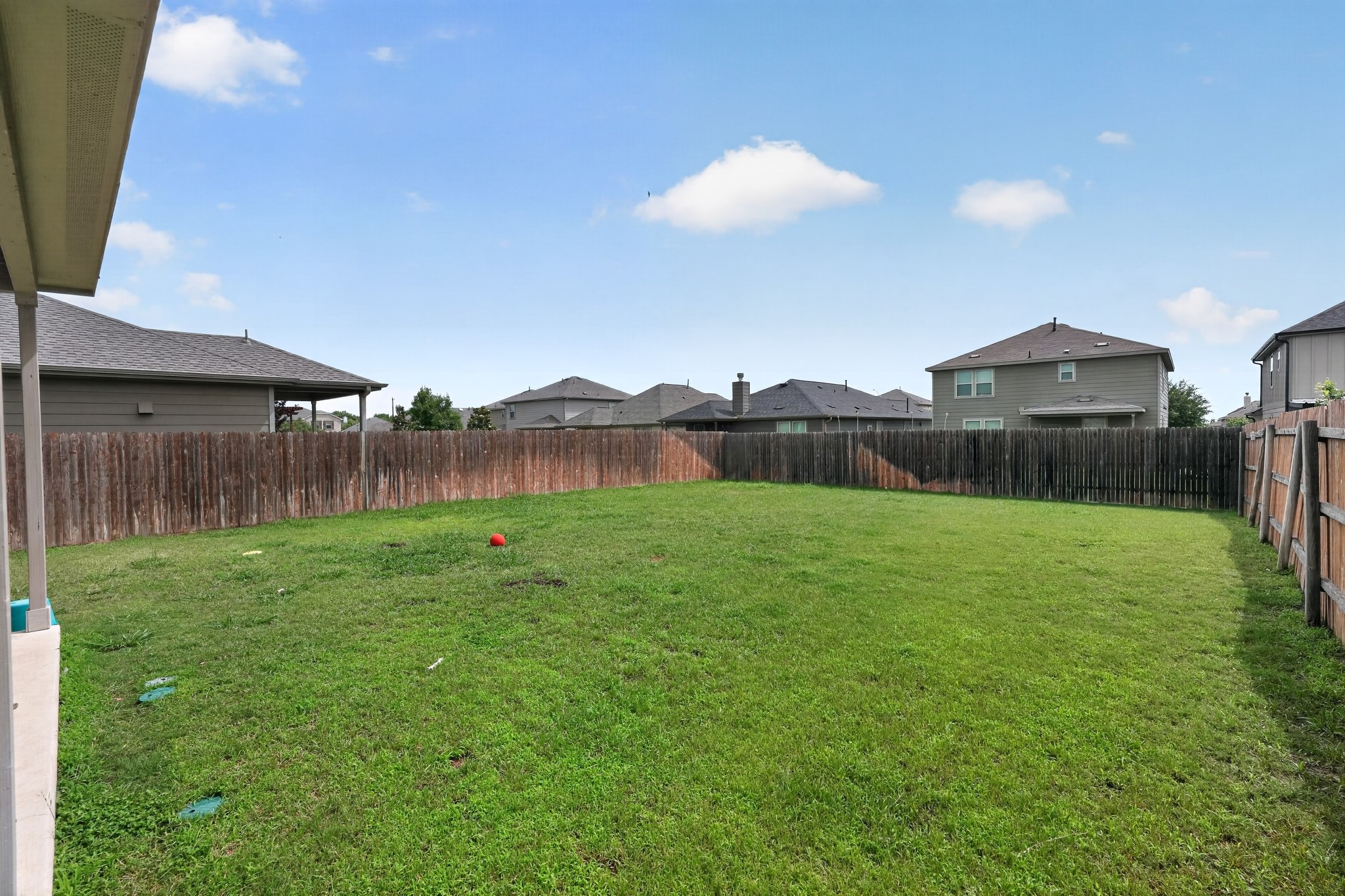 521 Staton Street Georgetown, TX 78626 - Photo 35 of 39 a view of a back yard