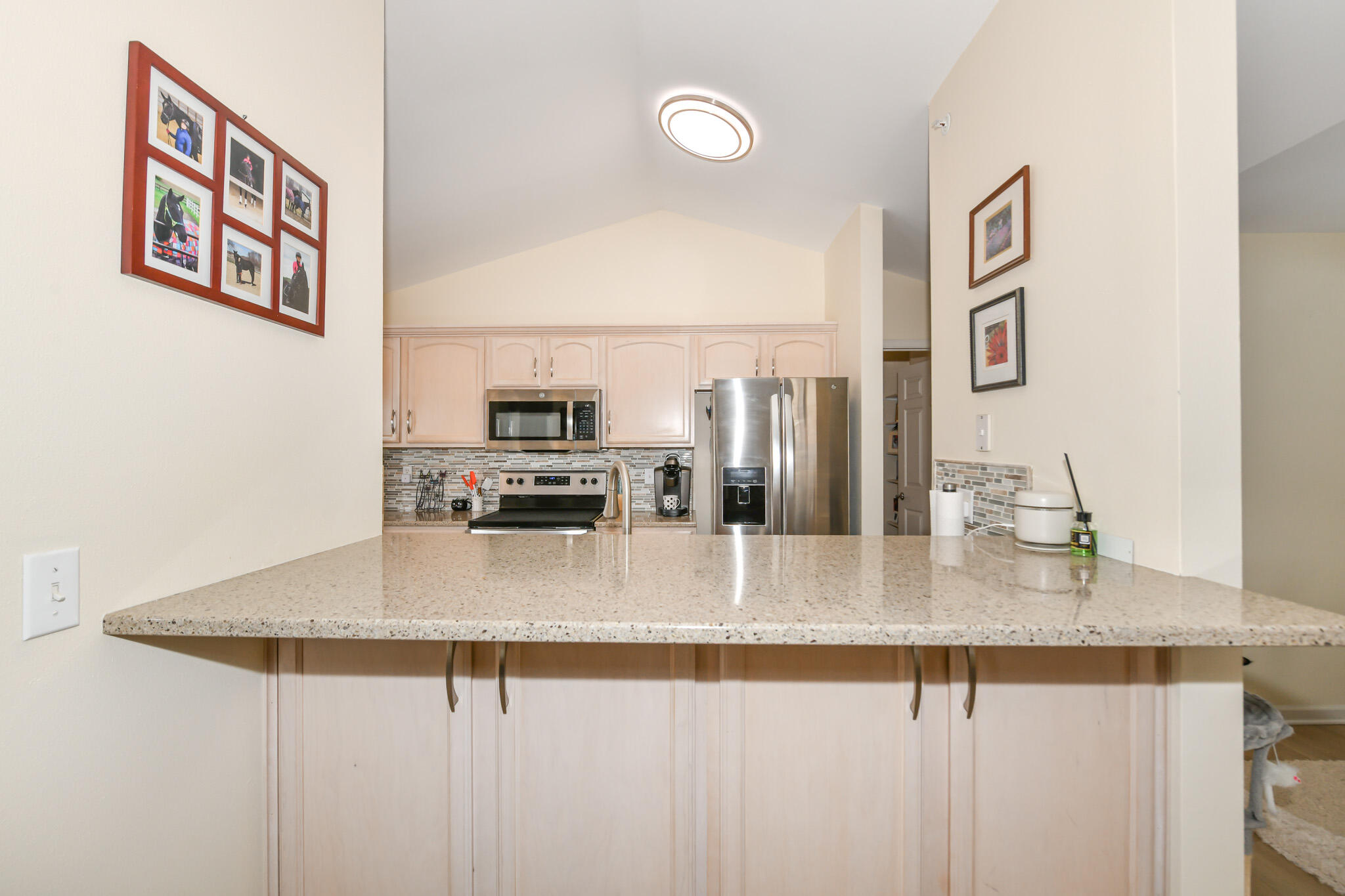 9128 West Elm Court, Unit F Franklin, WI 53132 - Photo 10 of 35 Breakfast Bar