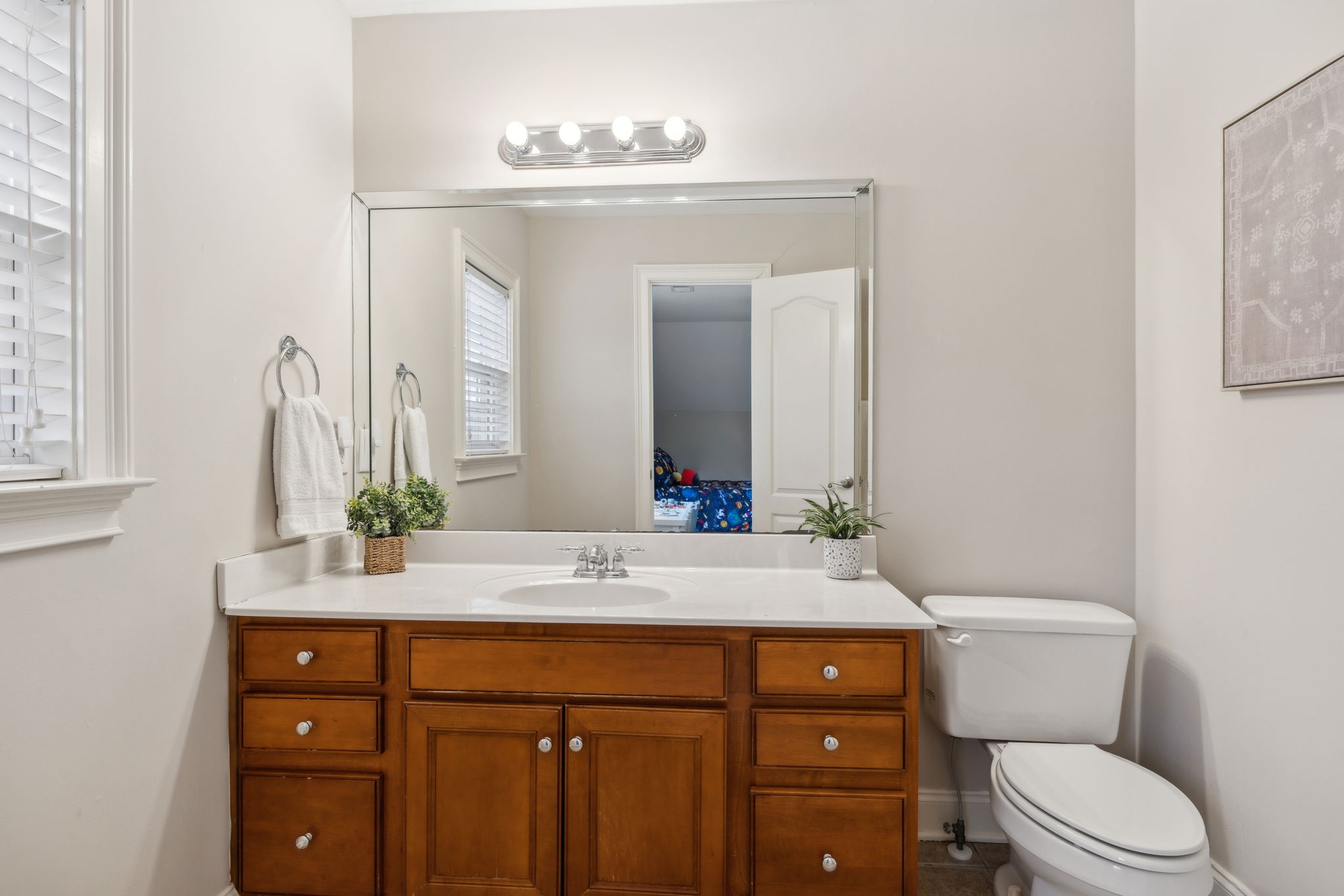 1209 White Rock Road Spring Hill, TN 37174 - Photo 56 of 93 a bathroom with a sink vanity mirror and toilet
