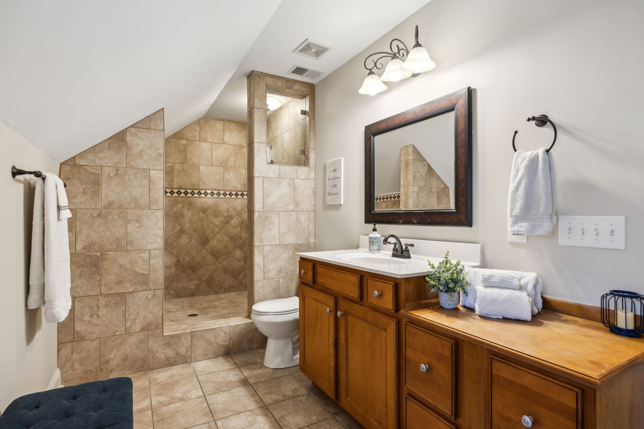 1209 White Rock Road Spring Hill, TN 37174 - Photo 65 of 93 a bathroom with a toilet sink and mirror
