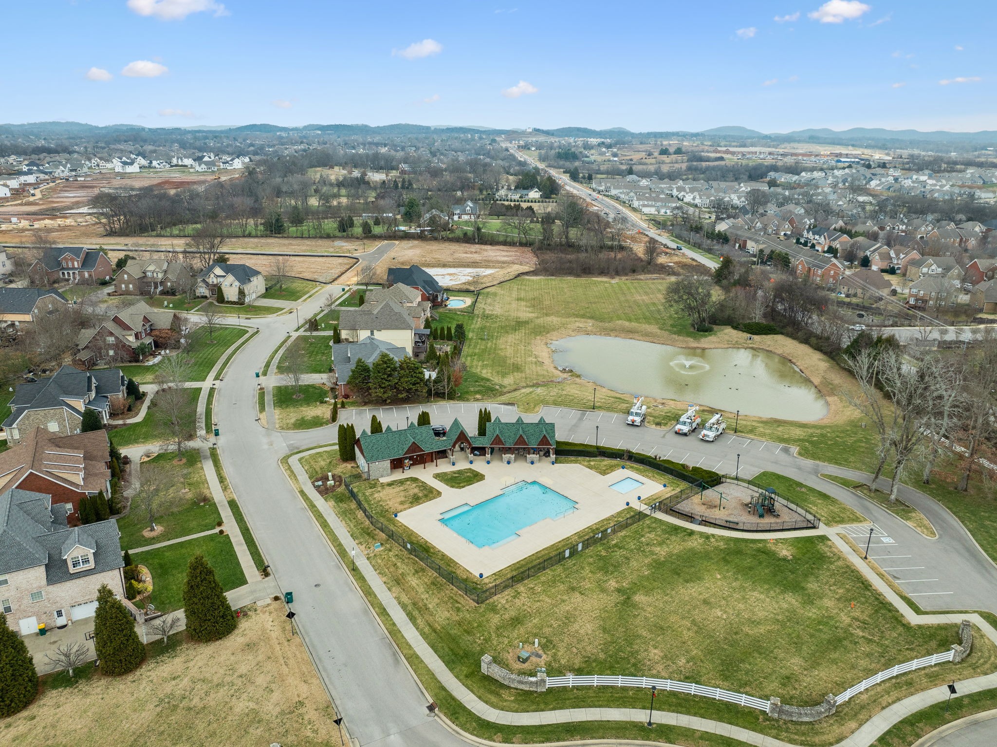 1209 White Rock Road Spring Hill, TN 37174 - Photo 83 of 93 an aerial view of residential houses with outdoor space
