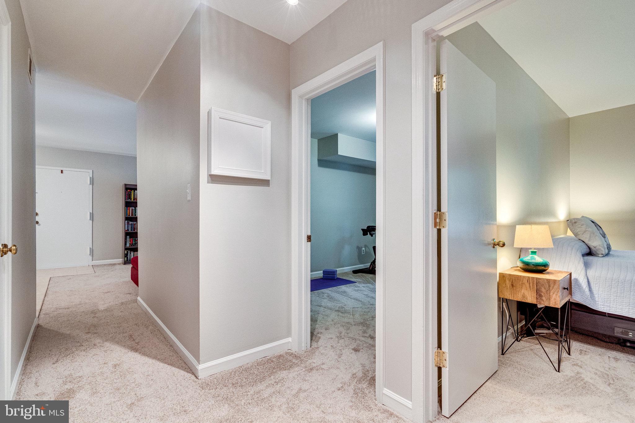 5900 Queenston Street, Unit 497 Springfield, VA 22152 - Photo 20 of 37 Hallway to bedrooms