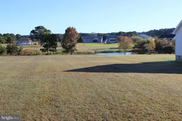 a view of a town with big yard