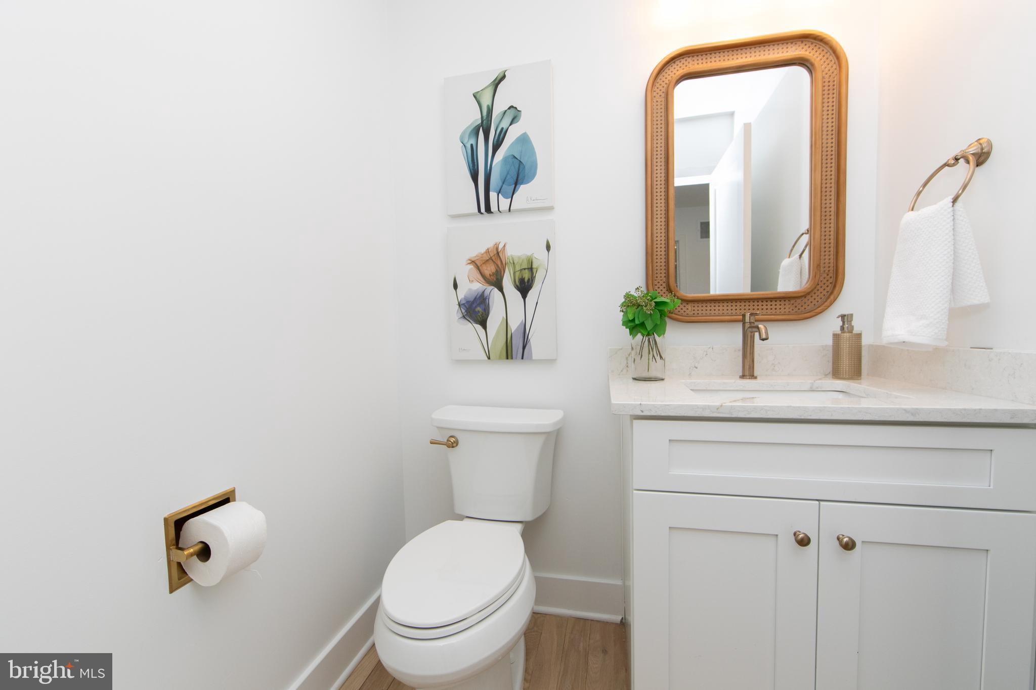371 Kresson Road Cherry Hill, NJ 08034 - Photo 16 of 51 a bathroom with a toilet sink and mirror