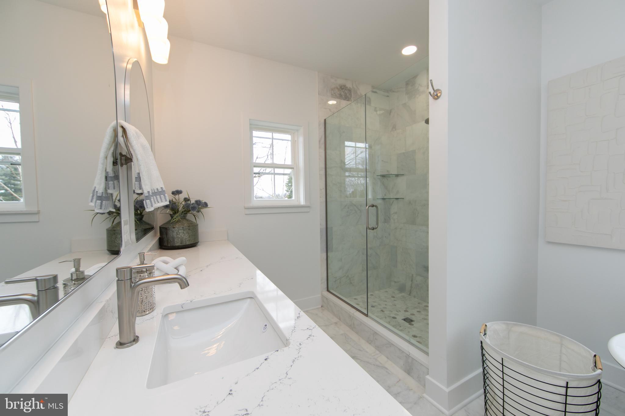 371 Kresson Road Cherry Hill, NJ 08034 - Photo 28 of 51 a bathroom with a sink a toilet and shower