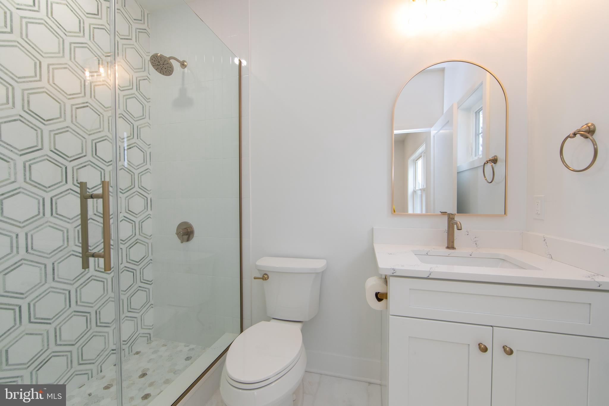 371 Kresson Road Cherry Hill, NJ 08034 - Photo 34 of 51 a bathroom with a sink a toilet and shower