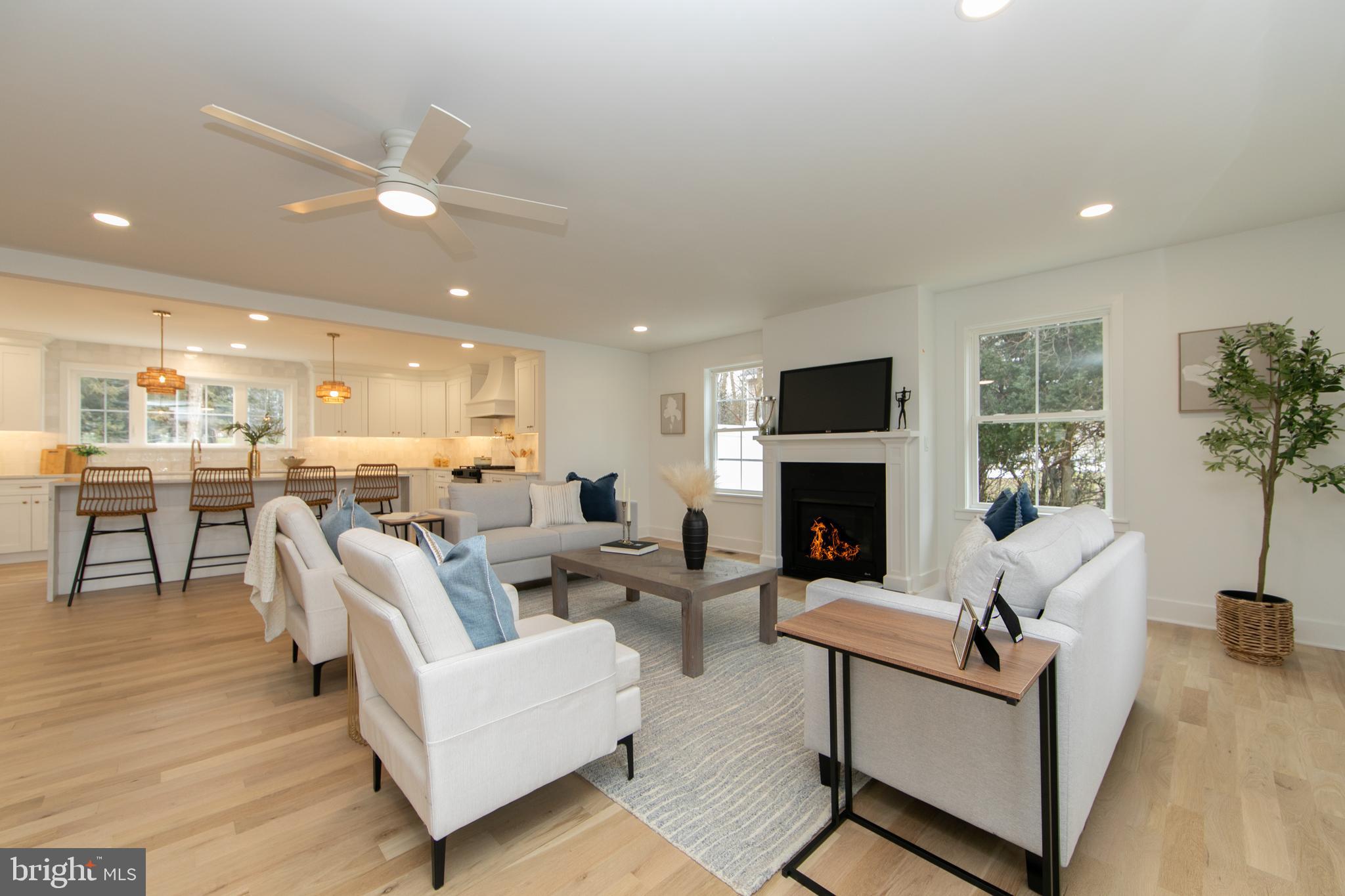371 Kresson Road Cherry Hill, NJ 08034 - Photo 4 of 51 a living room with furniture fireplace and potted plant