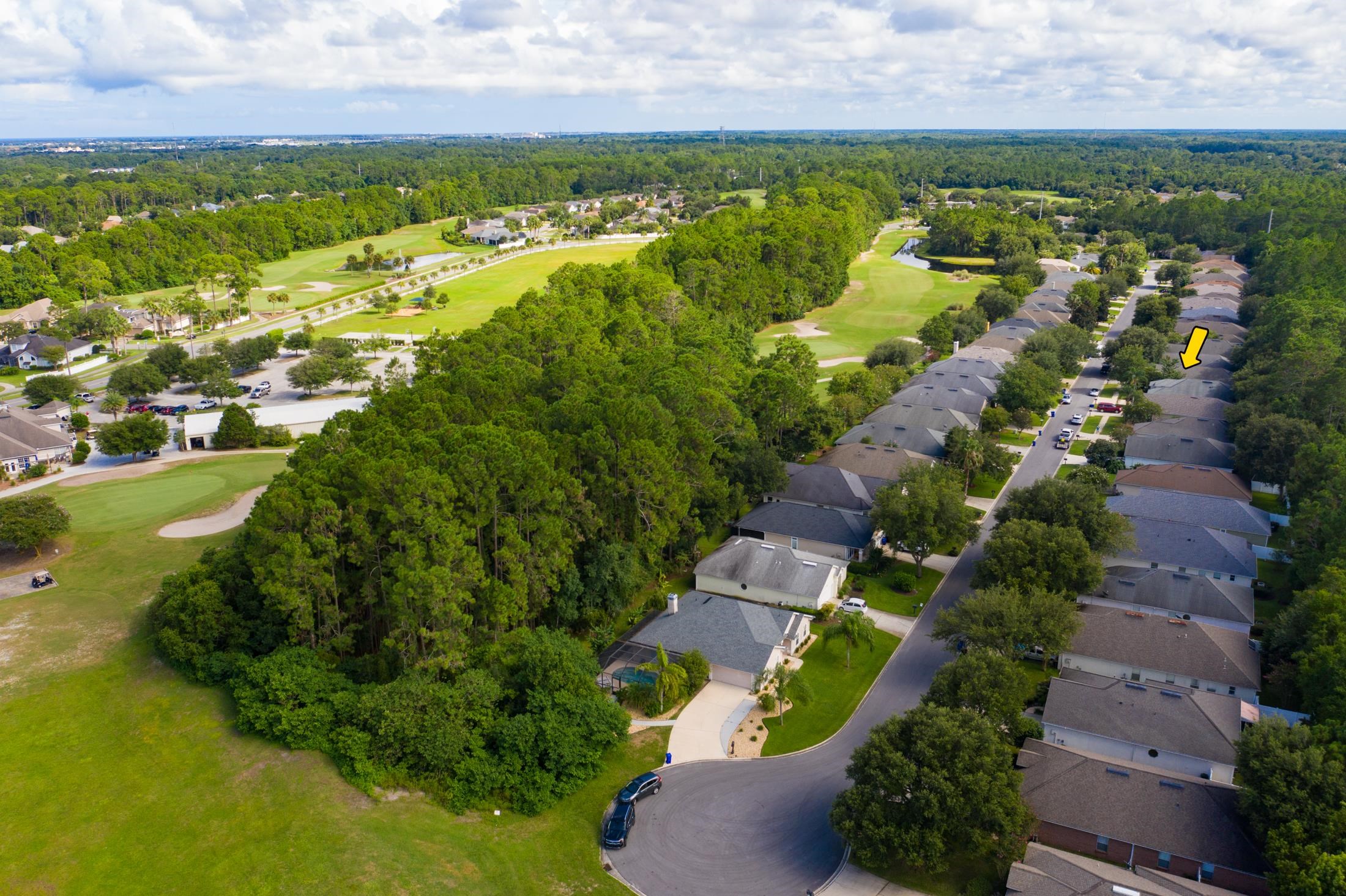 1809 Keswick Road St. Augustine, FL 32084 - Photo 35 of 39 an aerial view of residential houses with outdoor space and trees all around