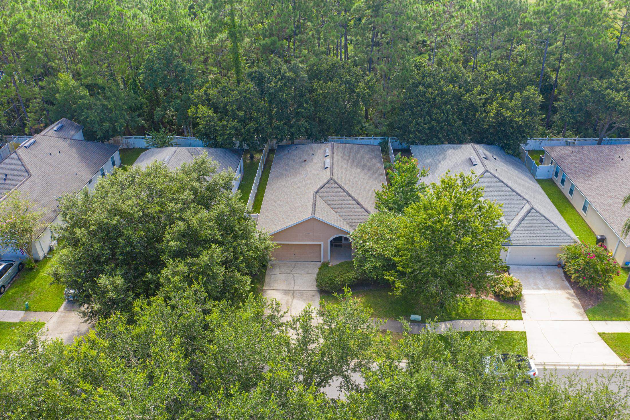 1809 Keswick Road St. Augustine, FL 32084 - Photo 38 of 39 an aerial view of house with yard and outdoor seating