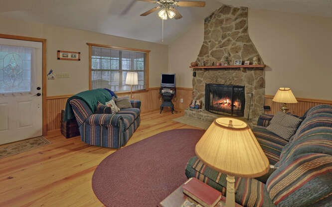 110 Chestnut Ridge Road Blairsville, GA 30512 - Photo 2 of 46 Great Room Fireplace