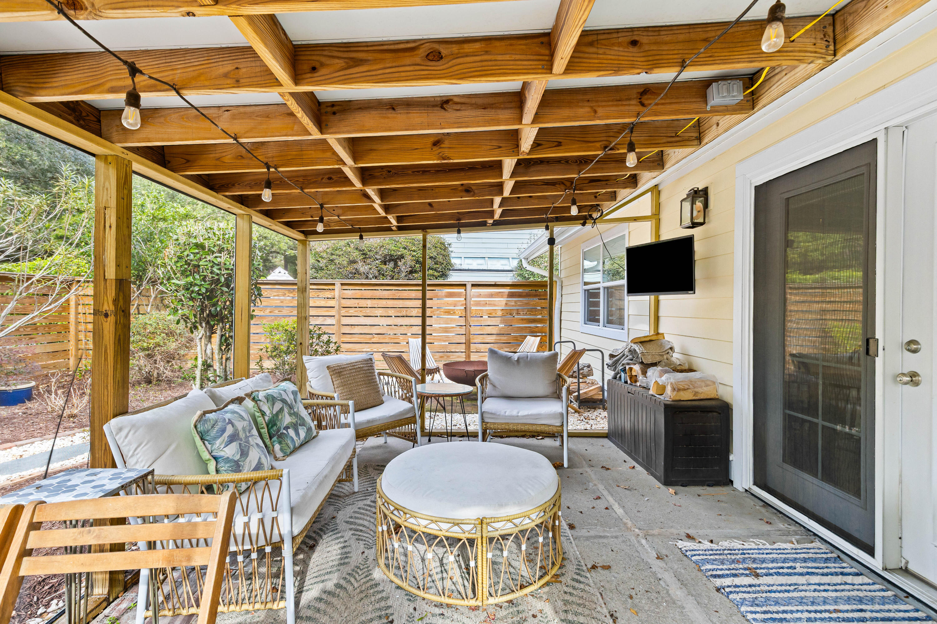 1115 Honeysuckle Court Mount Pleasant, SC 29464 - Photo 15 of 19 Large Screened in Porch