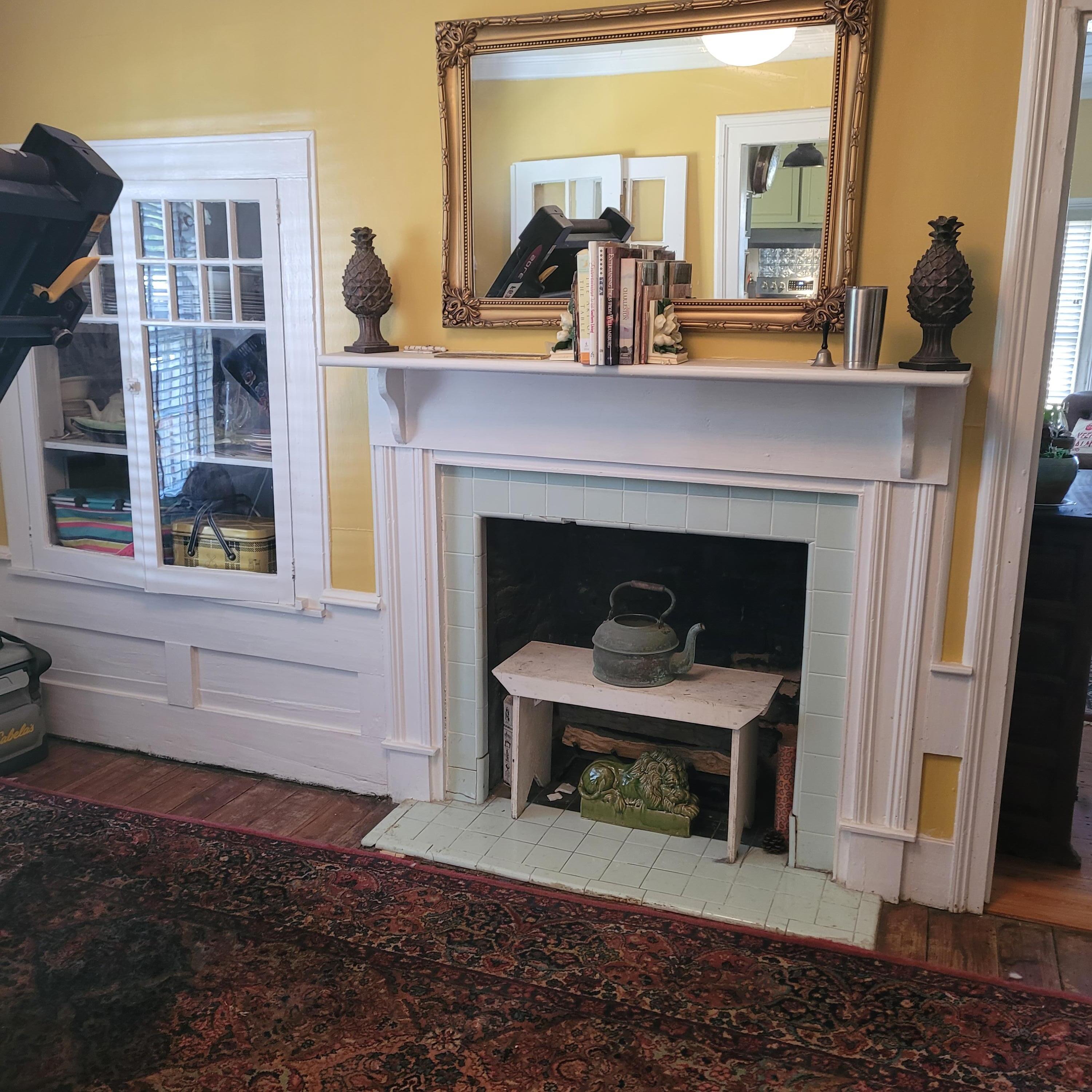 106 County Rd S-18-134 Reevesville, SC 29471 - Photo 24 of 37 Dining Room with Fireplace 106 Church St