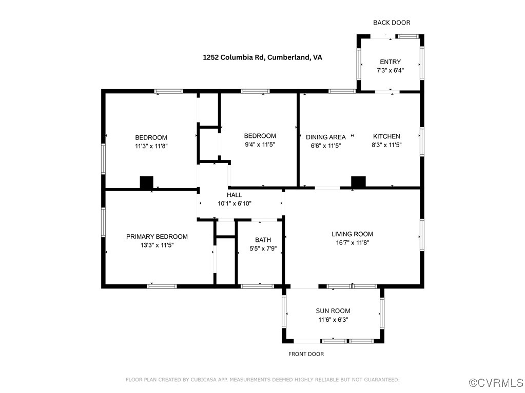 1252 Columbia Road Columbia, VA 23038 - Photo 39 of 41 Room layout