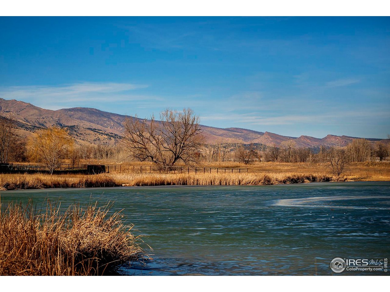 4556 Apple Way Boulder, CO 80301 - Photo 46 of 50 Pond in winter - ice skating when it freezes