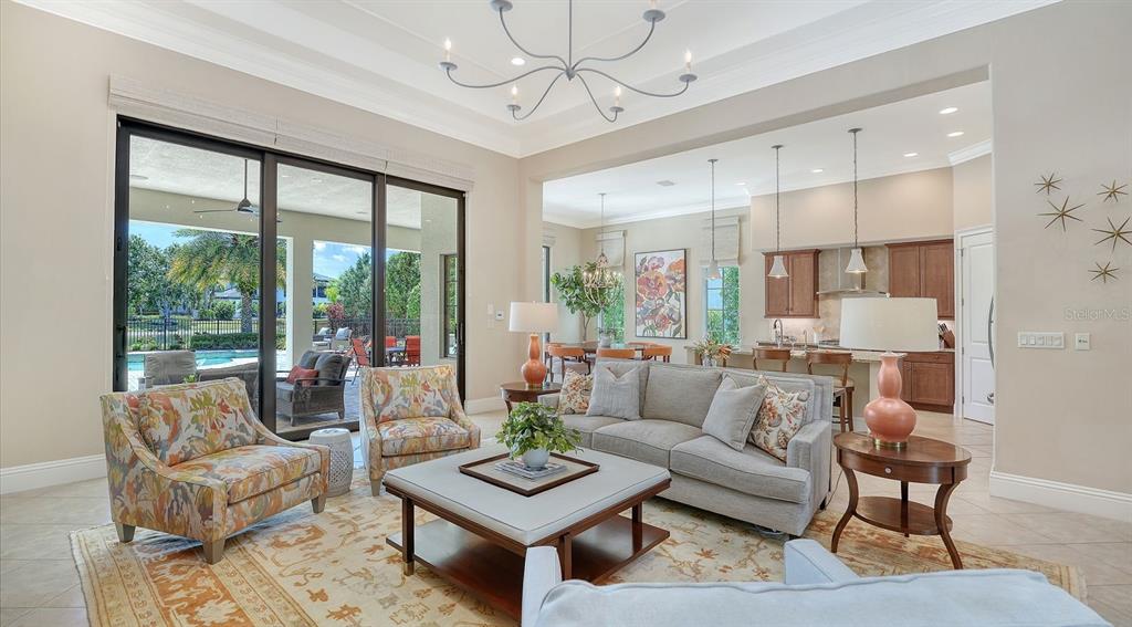 7975 Matera Court Lakewood Ranch, FL 34202 - Photo 19 of 83 a living room with furniture and a large window