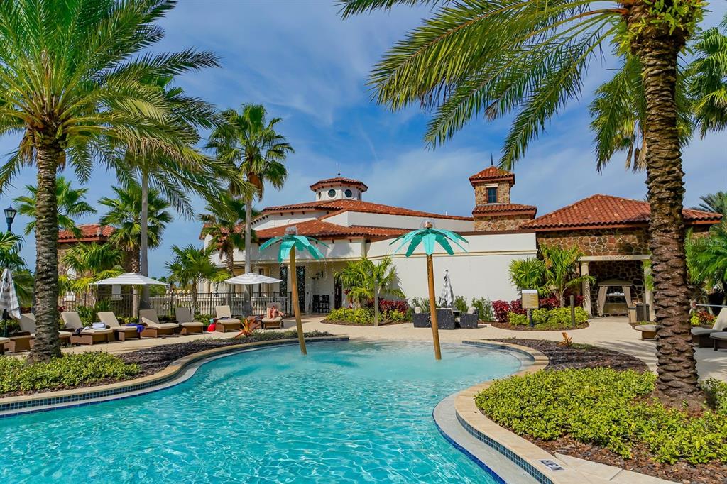 7975 Matera Court Lakewood Ranch, FL 34202 - Photo 81 of 83 a view of a swimming pool with a patio
