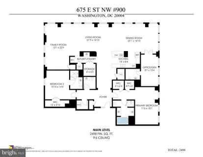 $1,350,000 | 675 E Street Northwest, Unit 900, Washington, DC 20004