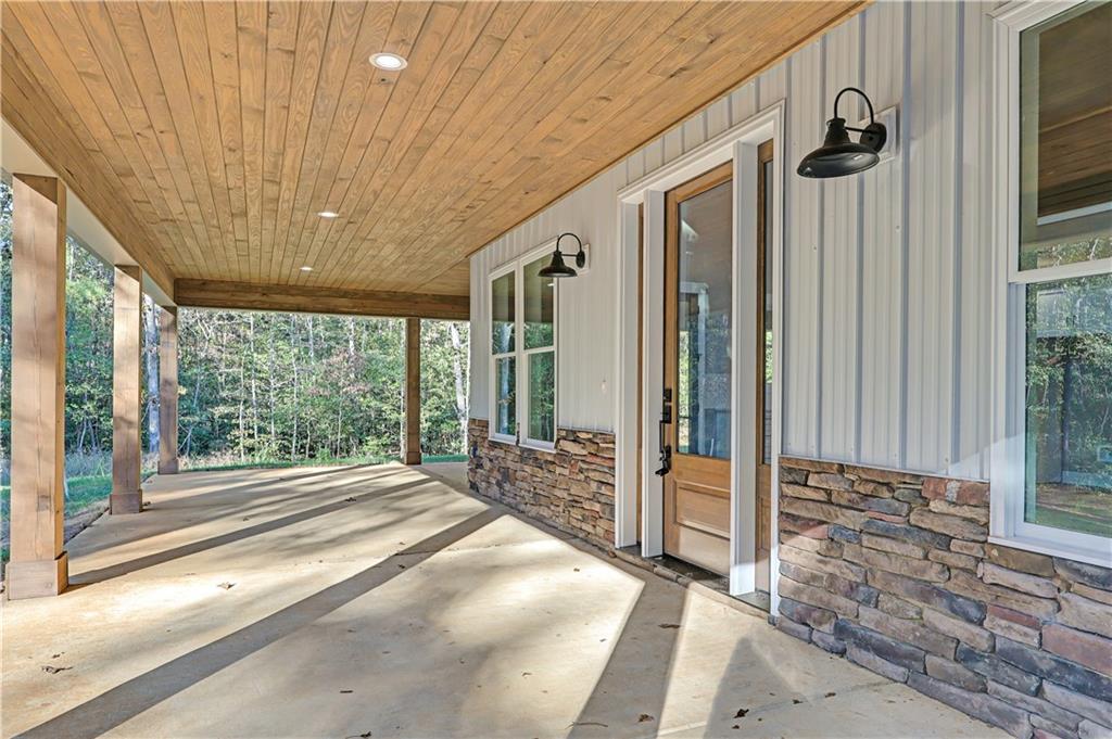 507 North Ridge Road Barnesville, GA 30204 - Photo 3 of 21 a view of an entryway with a floor to ceiling window