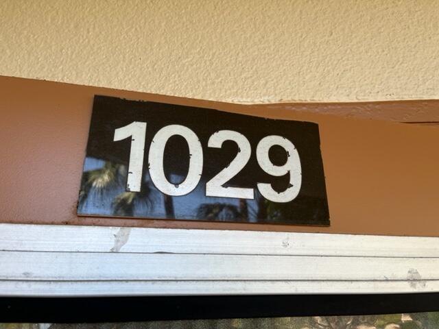 1029 Newcastle B Boca Raton, FL 33434 - Photo 23 of 23 Front Door Address