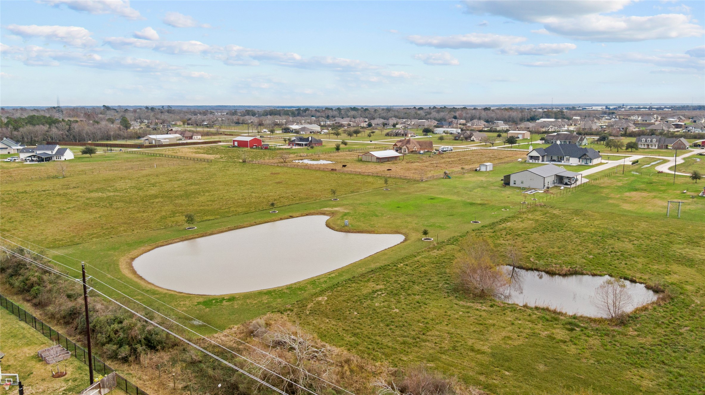 14923 Old Irish Farm Road Baytown, TX 77523 - Photo 5 of 50 Back arial view of property