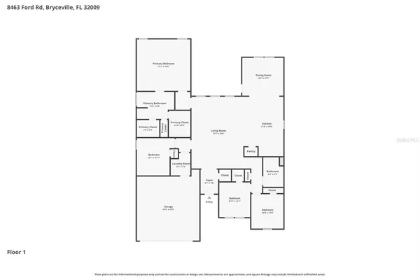 $479,900 | 8463 Ford Road, Bryceville, FL 32009