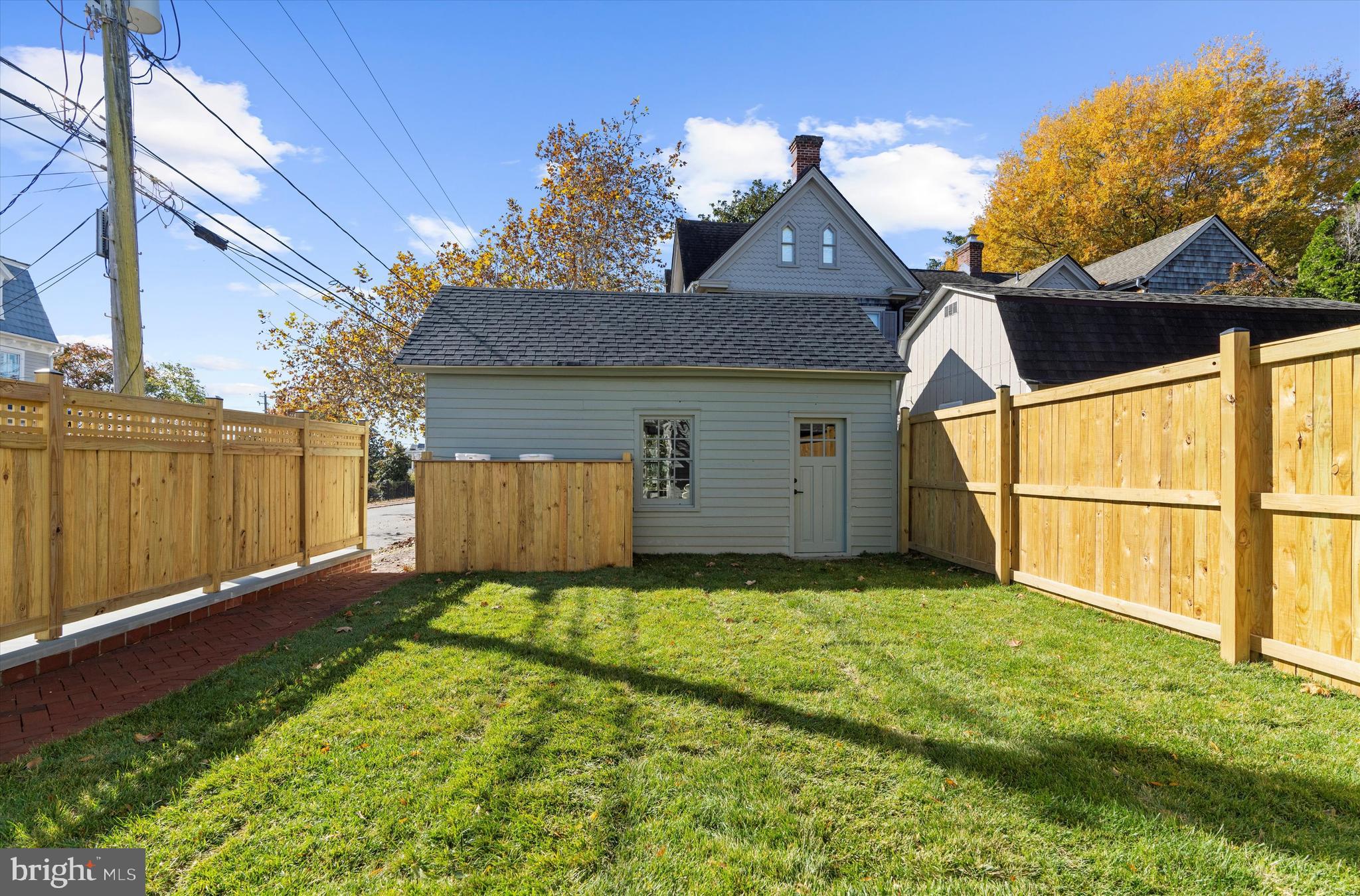 105 High Street Chestertown, MD 21620 - Photo 36 of 51 Private rear yard and garage