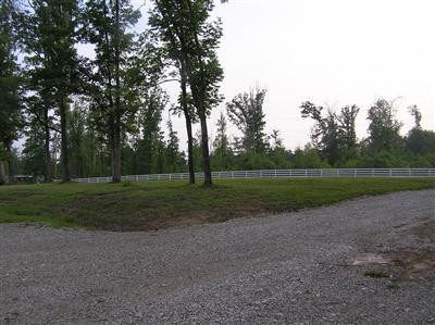 Front of tract; two additional building