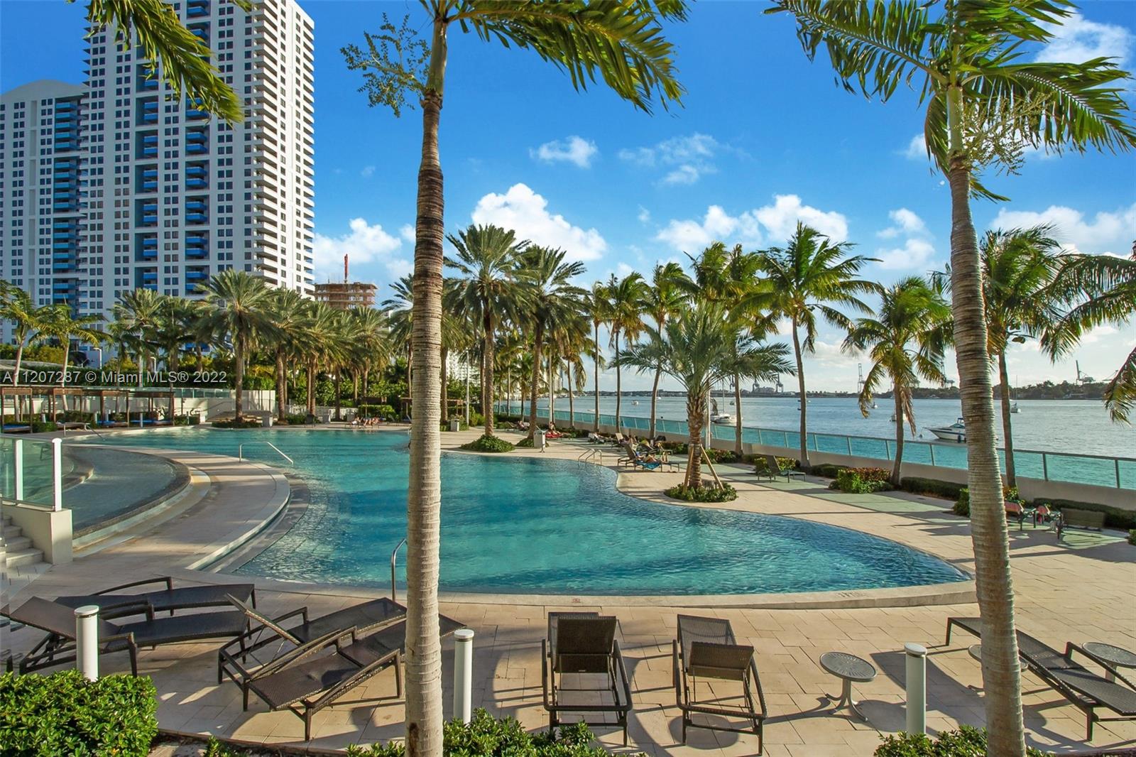 1500 Bay Road, Unit 1414S Miami Beach, FL 33139 - Photo 21 of 23 a view of a park with palm trees