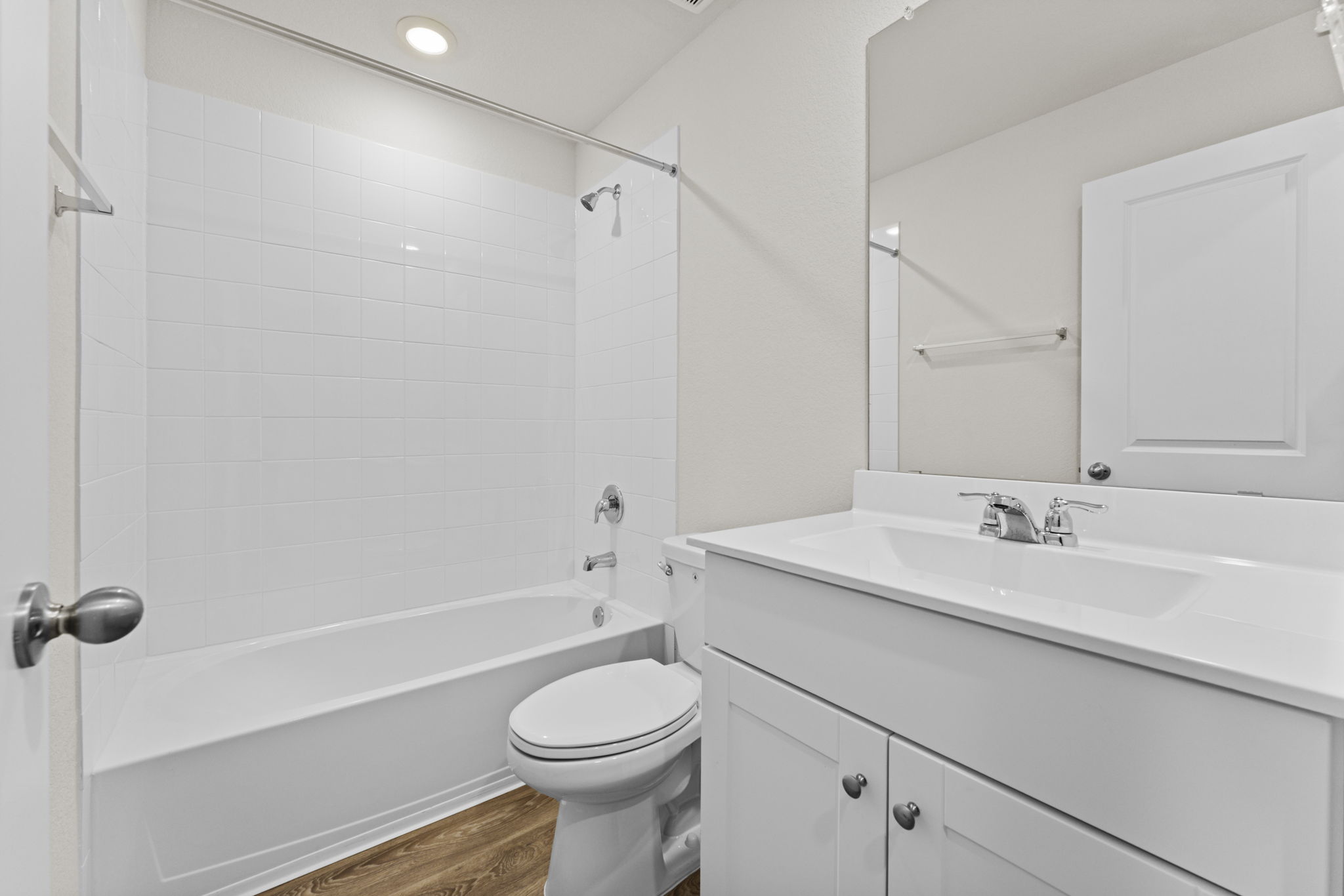 401 Wild Goose Drive Luling, TX 78648 - Photo 15 of 26 a bathroom with a sink a toilet and shower