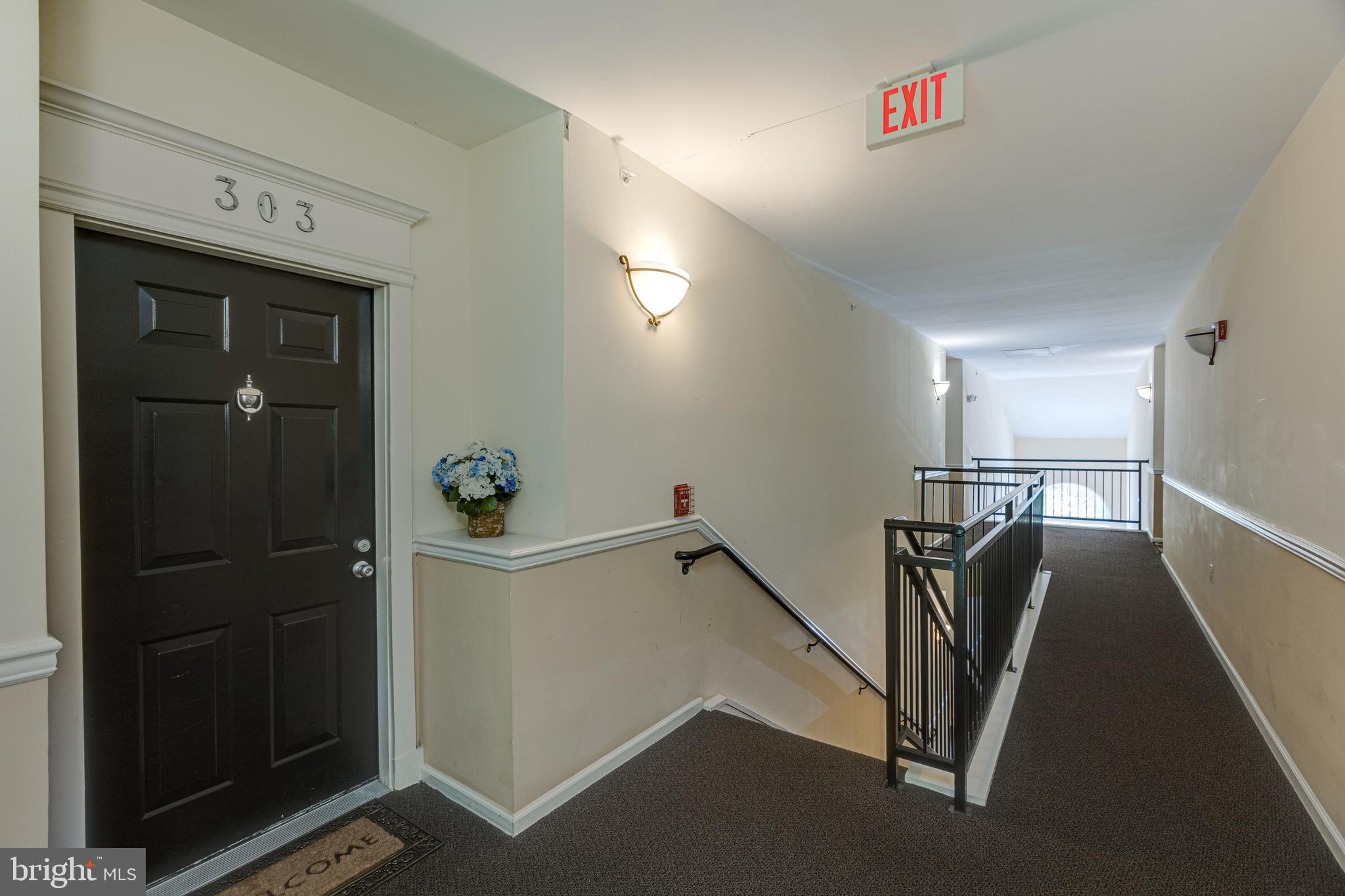 Building entrance ...