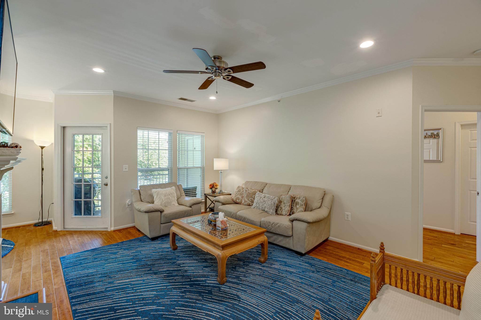 New recessed LED lighting and ceiling fan