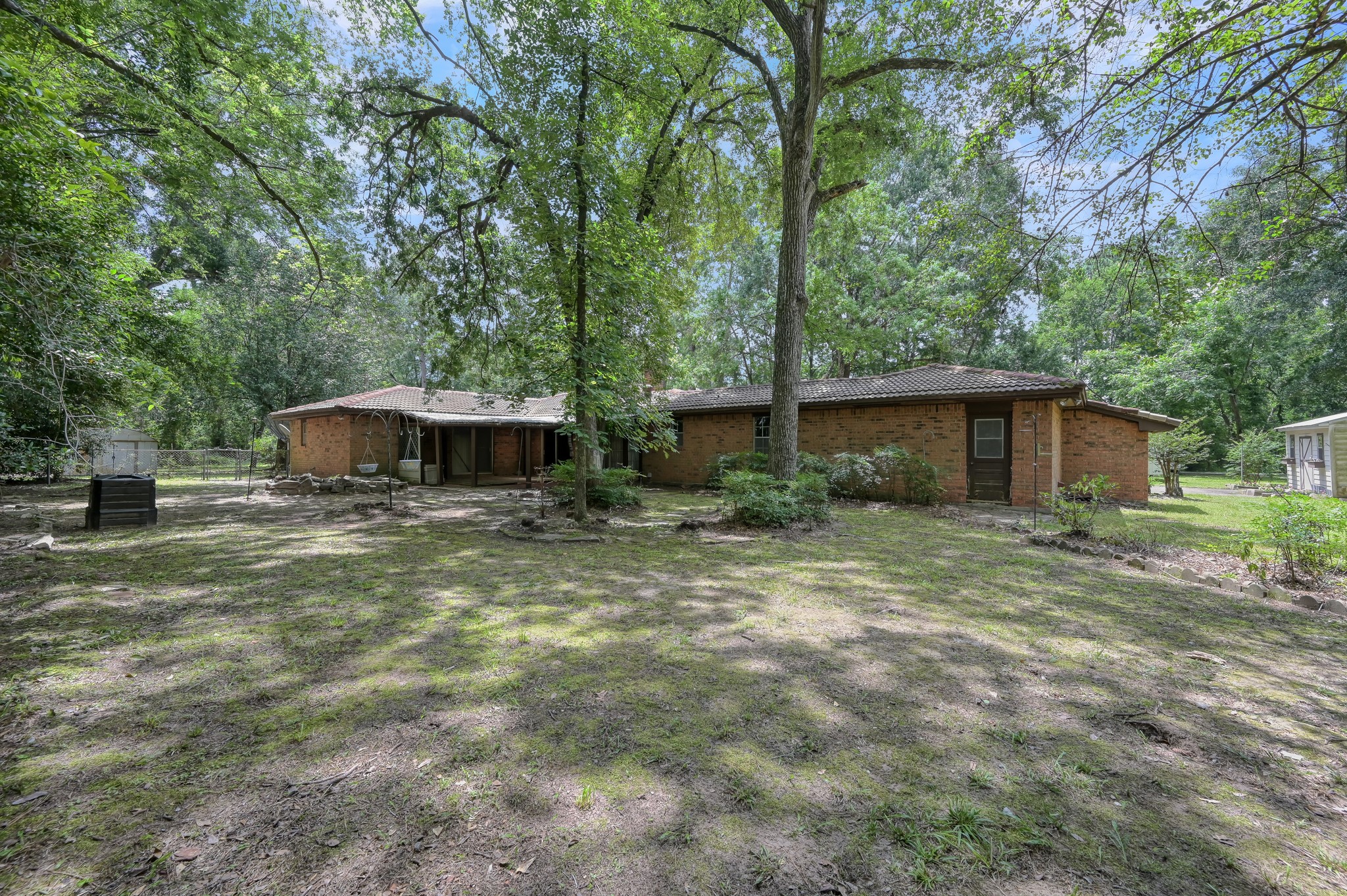 1251 Pruitt Road The Woodlands, TX 77380 - Photo 27 of 36 Backyard view