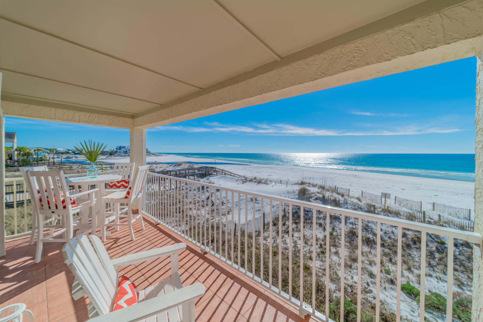 595 Eastern Lake Road, Unit 206 Santa Rosa Beach, FL 32459 - Photo 28 of 33 a view of a balcony with wooden floor